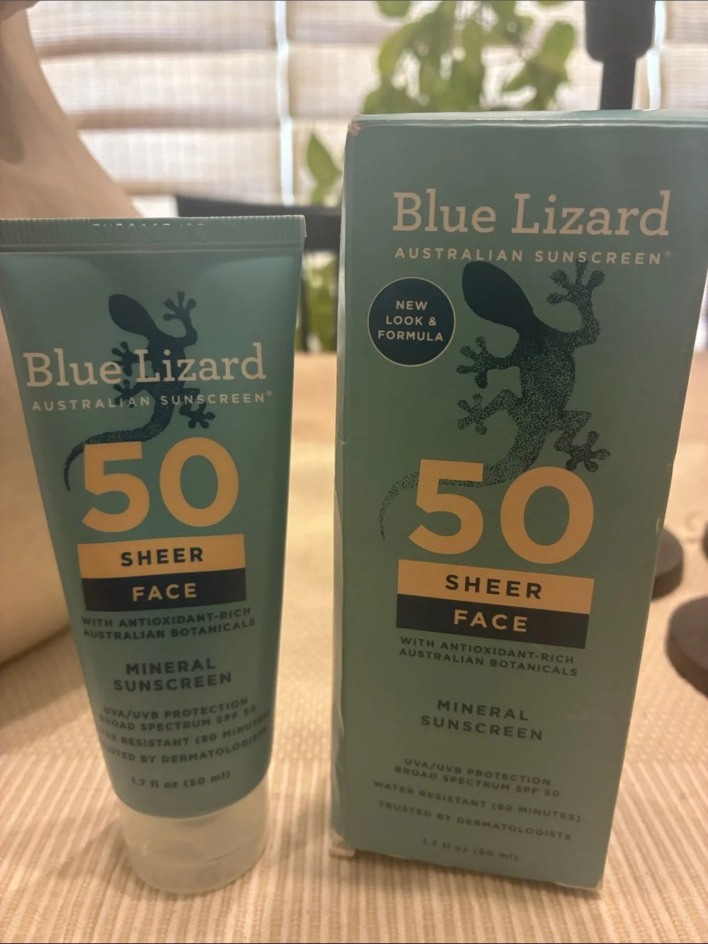 Blue Lizard SPF 50 Sheer Face Mineral Sunscreen - 1.7 oz